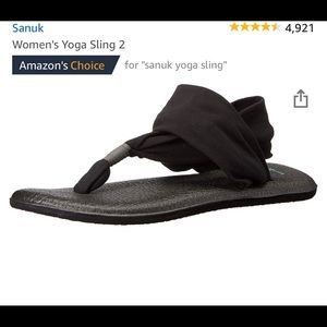 NWT Sanuk yoga sling 2 sandal